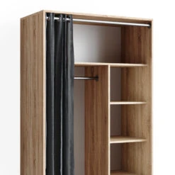 Kleiderschrank "Doros" Sonoma 100 X 168 Cm Offen, Mit Rollen Vicco 14 Kleiderschrank "Doros" Sonoma 100 X 168 Cm Offen, Mit Rollen Vicco -Vicco 20230816 m5864 06 ol