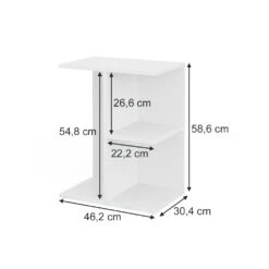 Nachttisch "Eddi" Weiß 46.2 X 58.6 Cm Vicco 11 Nachttisch "Eddi" Weiß 46.2 X 58.6 Cm Vicco -Vicco 20230820 m5721 03 ol
