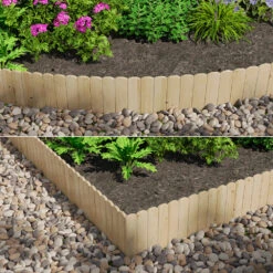 OK-Living Rasenkante "Garten", Naturholz, 203 X 20 Cm 4 Meter 14 OK-Living Rasenkante "Garten", Naturholz, 203 X 20 Cm 4 Meter -Vicco 20230921 g260 05 ol