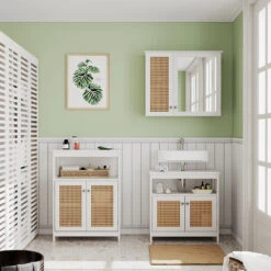 Vicco Midischrank "Rosario", Weiß, 60 X 80 Cm Mit Türen Und Offenem Fach 13 Vicco Midischrank "Rosario", Weiß, 60 X 80 Cm Mit Türen Und Offenem Fach -Vicco 20230921 m5690 04 ol