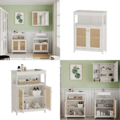 Vicco Midischrank "Rosario", Weiß, 60 X 80 Cm Mit Türen Und Offenem Fach 17 Vicco Midischrank "Rosario", Weiß, 60 X 80 Cm Mit Türen Und Offenem Fach -Vicco 20230921 m5690 08 ol