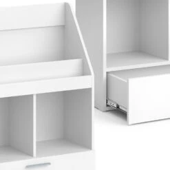 Vicco Bücherregal "Luigi", Weiß, 72 X 96.2 Cm Ohne Faltboxen -Vicco 20230928 m5199 06 ol