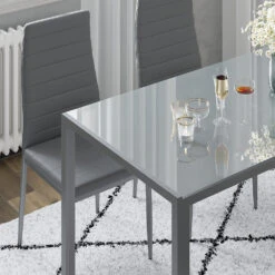 Vicco Esszimmerstuhl "Grand", Grau, 42.5 X 48 Cm 4er Set -Vicco 20230928 m5966 05 ol