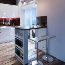 Bartisch Weiß/Anthrazit 57 X 117 Cm Mit 3 Extra Fächern Vicco 12 Bartisch Weiß/Anthrazit 57 X 117 Cm Mit 3 Extra Fächern Vicco -Vicco 20231115 m1416 04 ol