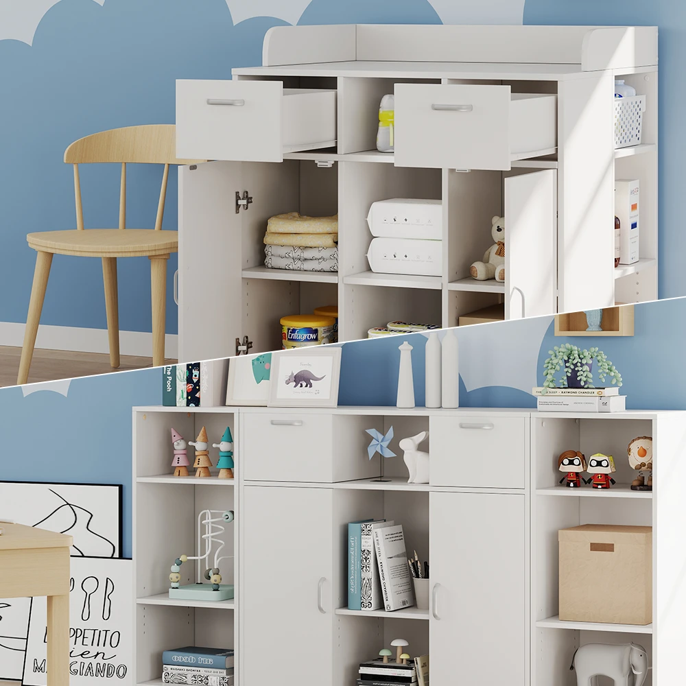 Wickelkommode "Lotte" Weiß 100.8 X 110.8 Cm Mit 2 Layout-Optionen Livinity 6 Wickelkommode "Lotte" Weiß 100.8 X 110.8 Cm Mit 2 Layout-Optionen Livinity – Bild 4