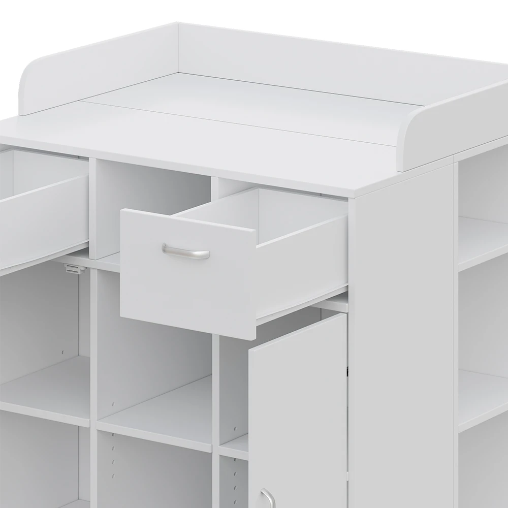 Wickelkommode "Lotte" Weiß 100.8 X 110.8 Cm Mit 2 Layout-Optionen Livinity 7 Wickelkommode "Lotte" Weiß 100.8 X 110.8 Cm Mit 2 Layout-Optionen Livinity – Bild 5