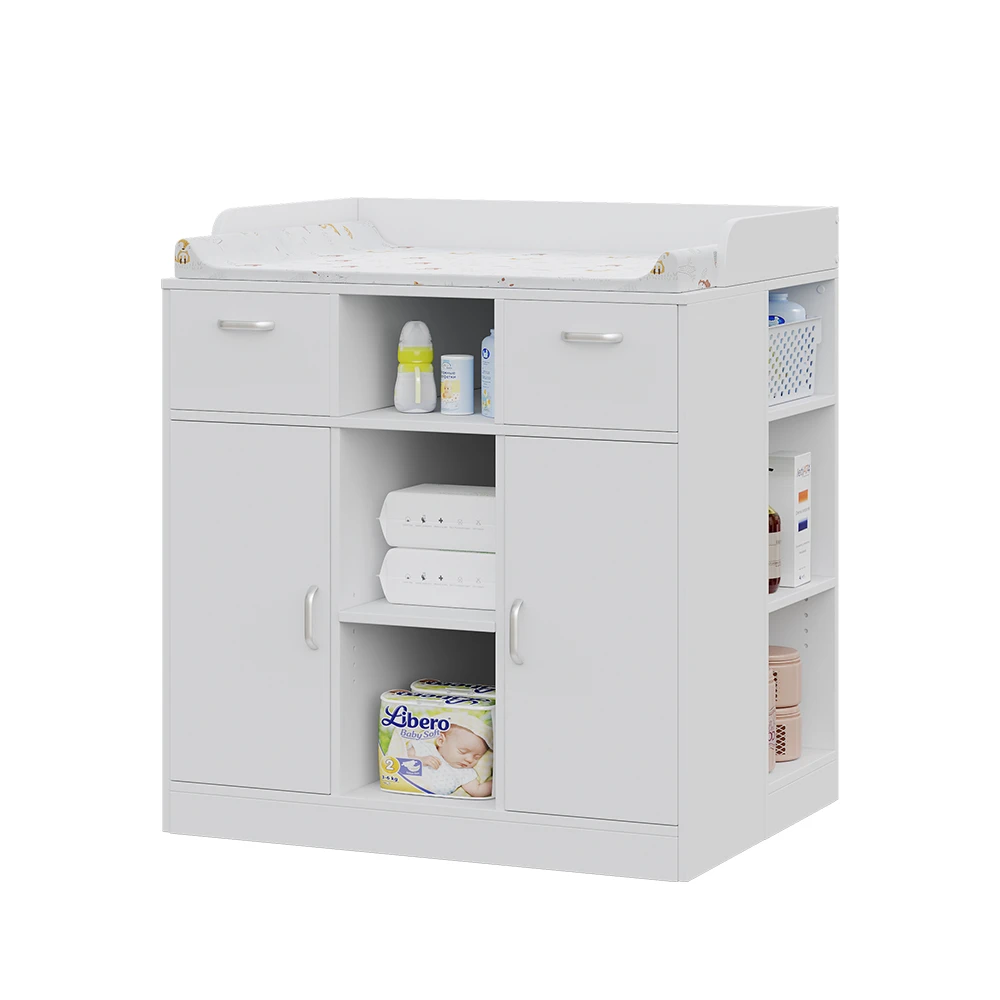 Wickelkommode "Lotte" Weiß 100.8 X 110.8 Cm Mit 2 Layout-Optionen Livinity 8 Wickelkommode "Lotte" Weiß 100.8 X 110.8 Cm Mit 2 Layout-Optionen Livinity – Bild 6