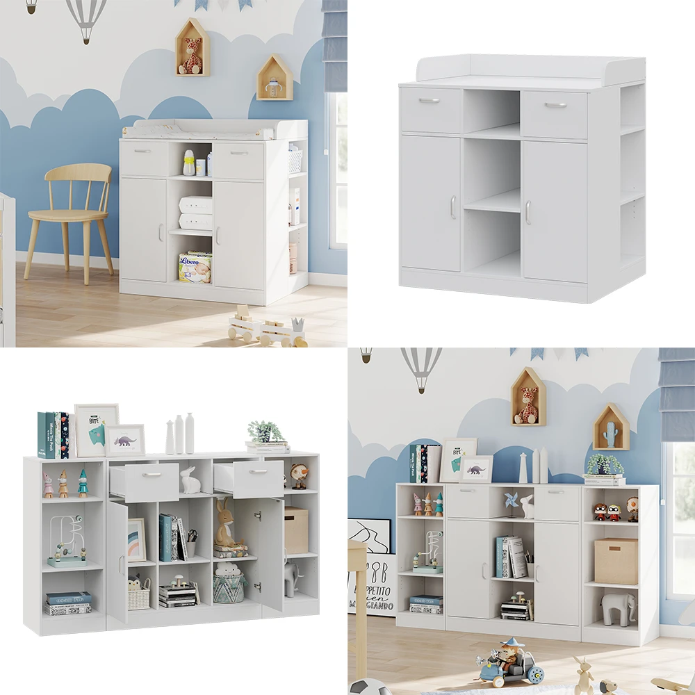 Wickelkommode "Lotte" Weiß 100.8 X 110.8 Cm Mit 2 Layout-Optionen Livinity 9 Wickelkommode "Lotte" Weiß 100.8 X 110.8 Cm Mit 2 Layout-Optionen Livinity – Bild 7