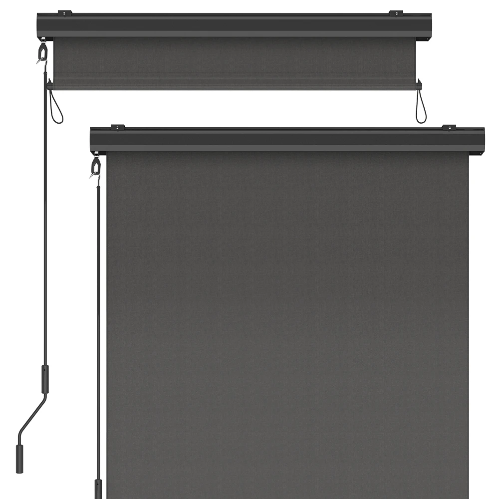 Senkrechtmarkise Anthrazit 180 X 250 Cm OK-Living 9 Senkrechtmarkise Anthrazit 180 X 250 Cm OK-Living – Bild 7