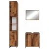 Badmöbel Set "Kiko" Eiche Rustikal 3 Teile, Mit Hochschrank Vicco -Vicco 20231323 m5609 01 ol
