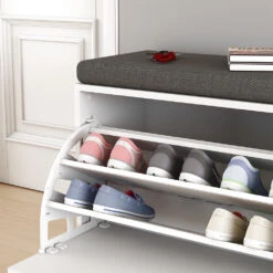 Schuhbank "Georg" Weiß 60 X 49.5 Cm Mit Auflage Oskar Store 14 Schuhbank "Georg" Weiß 60 X 49.5 Cm Mit Auflage Oskar Store -Vicco 20231705 m5659 05 ol