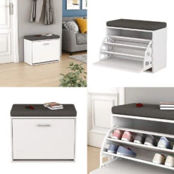 Schuhbank "Georg" Weiß 60 X 49.5 Cm Mit Auflage Oskar Store 17 Schuhbank "Georg" Weiß 60 X 49.5 Cm Mit Auflage Oskar Store -Vicco 20231705 m5659 08 ol