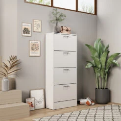 Schuhkipper "Gregor" Weiß 63 X 150 Cm Oskar Store -Vicco 20231805 m5660 04 ol