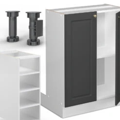 Kücheninsel "Fame-Line" Anthrazit-Gold/Weiß 90 Cm Ohne Arbeitsplatte Vicco 13 Kücheninsel "Fame-Line" Anthrazit-Gold/Weiß 90 Cm Ohne Arbeitsplatte Vicco -Vicco 20232001 m5087 05 ol