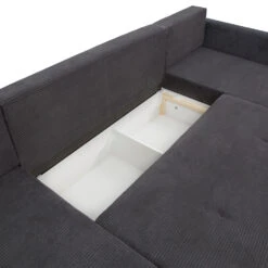 Sofa L Form Dunkelgrau/Hellgrau 290 X 185 Cm Mit Bettkasten Vitalispa -Vicco 20232014 m5706 06 ol