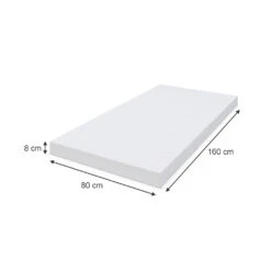 Kinder Matratze Weiß 160 X 80 Cm Oeko-Tex 100 Vitalispa -Vicco 20232221 ma79 03 ol