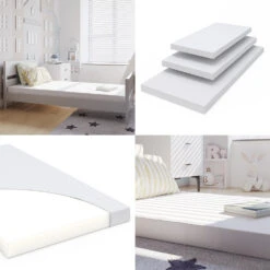 Kinder Matratze Weiß 160 X 80 Cm Oeko-Tex 100 Vitalispa -Vicco 20232221 ma79 08 ol