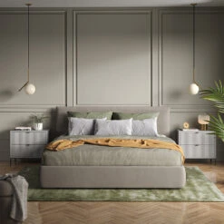 Nachttisch "Eliza" Grau 66 X 60 Cm 2er Set Vicco -Vicco 20232405 m5745 2er set 04 ol