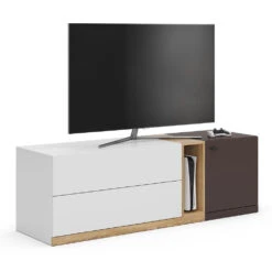 Lowboard "Phönix" Weiß/Braun 170 X 55 Cm Vicco -Vicco 20232410 m5514 07 ol