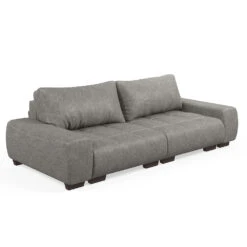 Sofa L Form "Perry" Grau 260 X 160 Cm Vitalispa