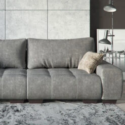 Sofa L Form "Perry" Grau 260 X 160 Cm Vitalispa -Vicco 20232512 m1764 05 ol