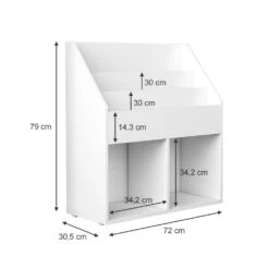 Kinderregal "Conny" Weiß 72 X 79 Cm Mit Großen Ablagen Oskar Store 12 Kinderregal "Conny" Weiß 72 X 79 Cm Mit Großen Ablagen Oskar Store -Vicco 20232821 m5528 03 ol