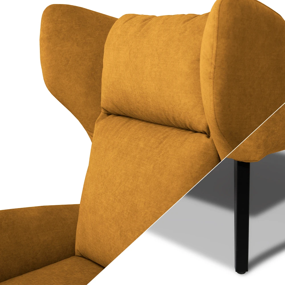 "Chelsea" Gelb Mit Liegefunktion Vitalispa 8 "Chelsea" Gelb Mit Liegefunktion Vitalispa – Bild 6