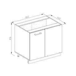 Eckschrank "R-Line" Rot/Anthrazit 86 Cm J-Shape, Ohne Arbeitsplatte Vicco 9 Eckschrank "R-Line" Rot/Anthrazit 86 Cm J-Shape, Ohne Arbeitsplatte Vicco -Vicco 20232923 mm274 ant rjs 03 ol