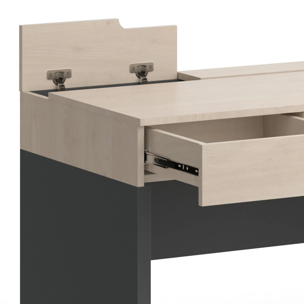 Schreibtisch "Toronto" Anthrazit/Holz 120 X 30 Cm Vicco 8 Schreibtisch "Toronto" Anthrazit/Holz 120 X 30 Cm Vicco – Bild 6