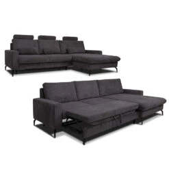 Sofa L Form "Beata" Anthrazit 302 X 180 Cm Mit Bettkasten Vitalispa -Vicco 20233114 m5766 07 ol