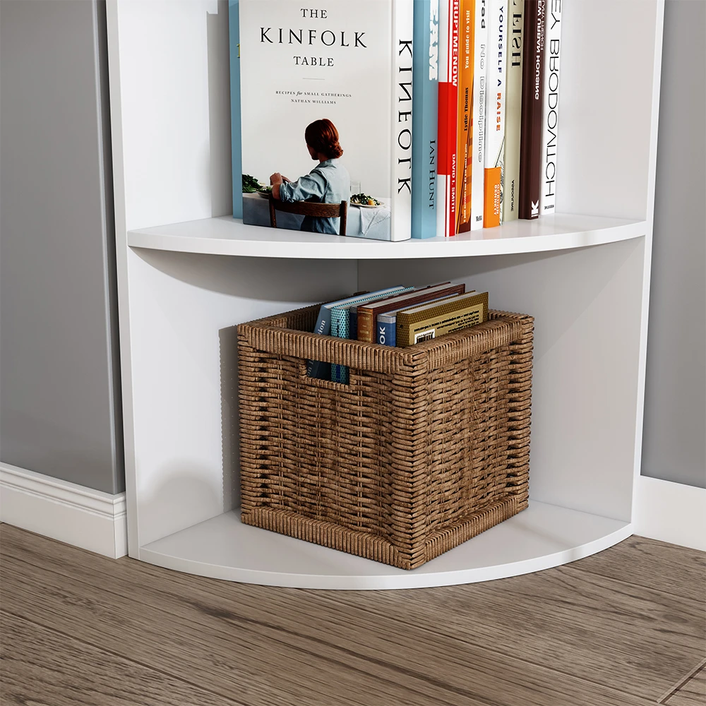 Eckregal "Fabienne" Weiß 40 X 180 Cm Mit 5 Fächern Oskar Store 7 Eckregal "Fabienne" Weiß 40 X 180 Cm Mit 5 Fächern Oskar Store – Bild 5