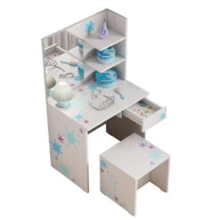 Schminktisch "Schneeflocke" Weiß 55 Cm Mit Hocker Oskar Store -Vicco 20233221 m5550 07 ol