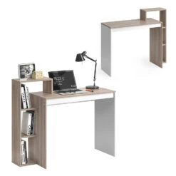 Schreibtisch "Leo" Sonoma/Weiß 100 X 40 Cm Vicco -Vicco 20233526 m1509 07 ol