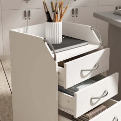 Rollcontainer "Gwendolyn" Weiß 40 X 36 Cm Mit 4 Schubladen Oskar Store -Vicco 20233621 m5657 05 ol