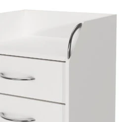 Rollcontainer "Gwendolyn" Weiß 40 X 36 Cm Mit 4 Schubladen Oskar Store -Vicco 20233621 m5657 06 ol