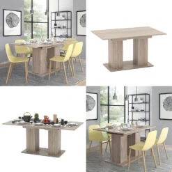 Esstisch "Dix" Sonoma 140 X 90 Cm Vicco -Vicco 20233826 m2167 08 ol