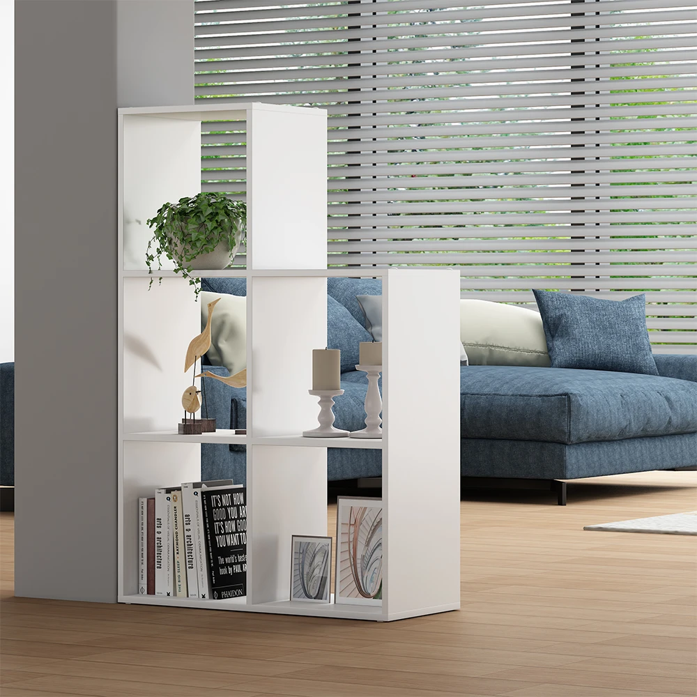 Treppenregal "Aramis" Weiß 73 X 108 Cm 5 Fächer Oskar Store 6 Treppenregal "Aramis" Weiß 73 X 108 Cm 5 Fächer Oskar Store – Bild 4