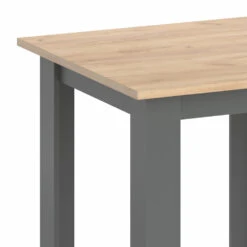 Esstisch "Karlos" Goldkraft Eiche/Anthrazit 80 X 80 Cm Vicco -Vicco 20234126 m4355 06 ol