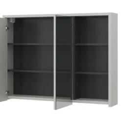 Bad Spiegelschrank "Viola" Grau/Anthrazit 100 X 75 Cm Vicco 15 Bad Spiegelschrank "Viola" Grau/Anthrazit 100 X 75 Cm Vicco -Vicco 20234510 m5586 06 ol