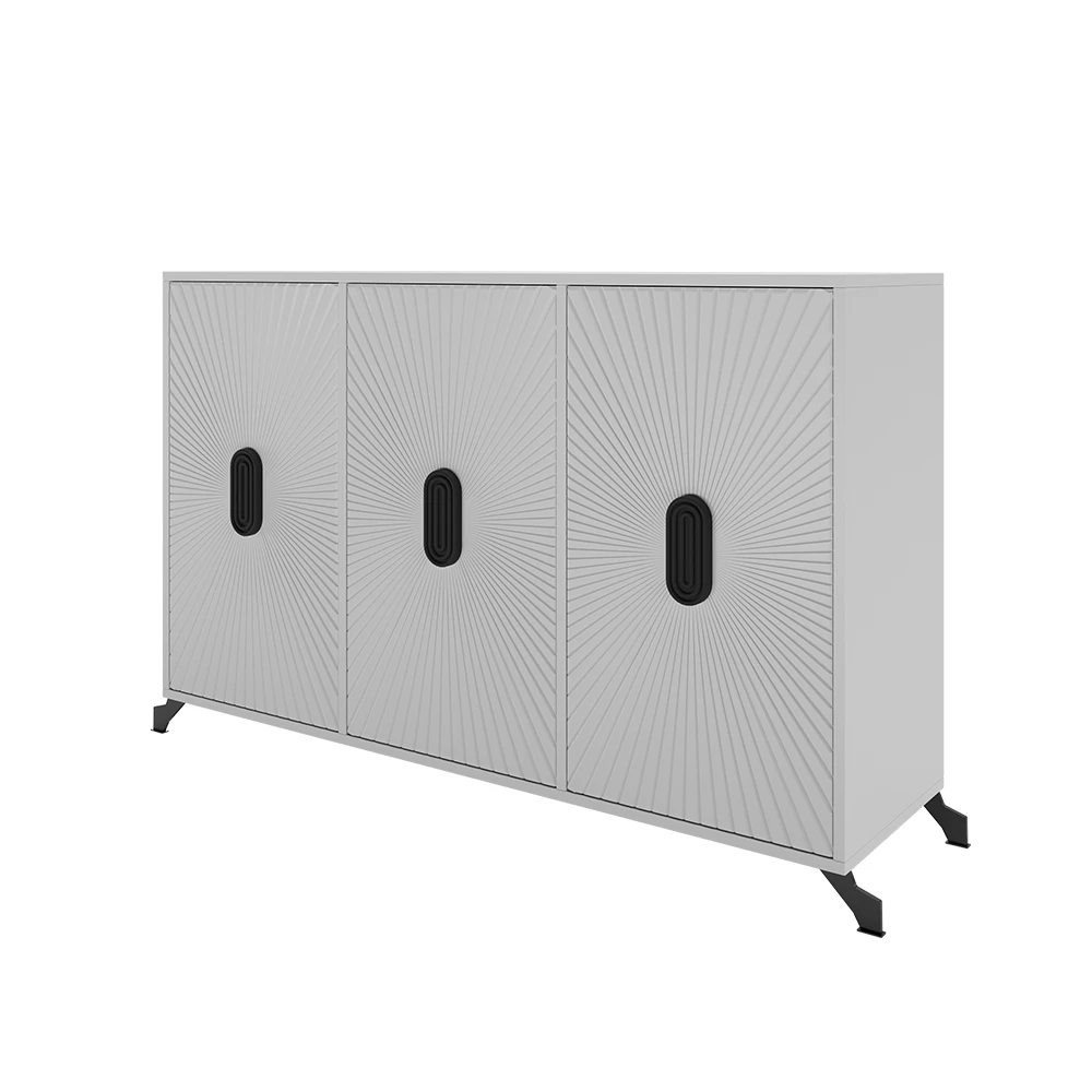 Sideboard "Marokko" Hellgrau 140 X 90 Cm Vicco 3 Sideboard "Marokko" Hellgrau 140 X 90 Cm Vicco