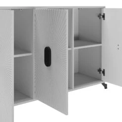 Sideboard "Marokko" Hellgrau 140 X 90 Cm Vicco 15 Sideboard "Marokko" Hellgrau 140 X 90 Cm Vicco -Vicco 20234513 m5578 06 ol