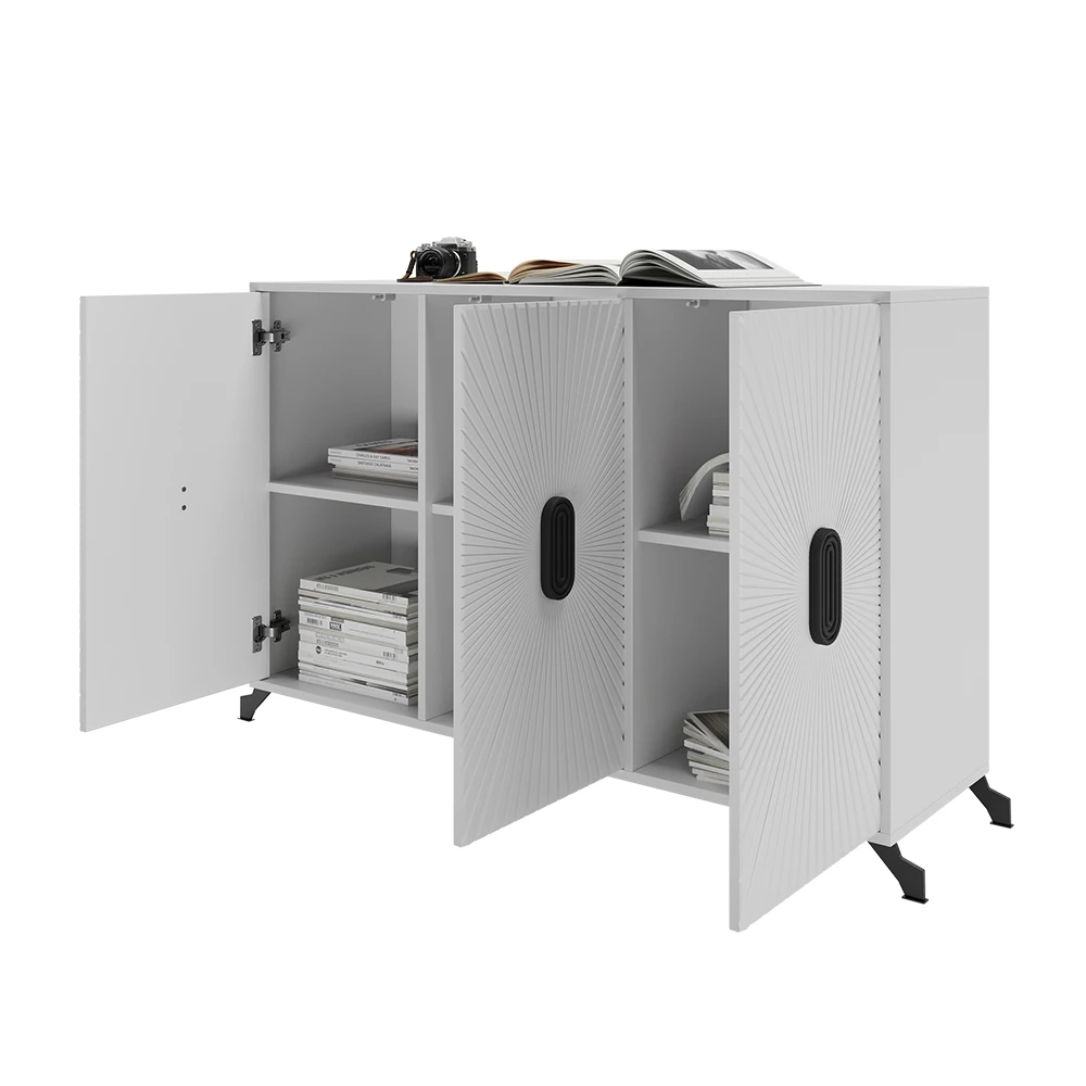 Sideboard "Marokko" Hellgrau 140 X 90 Cm Vicco 9 Sideboard "Marokko" Hellgrau 140 X 90 Cm Vicco – Bild 7