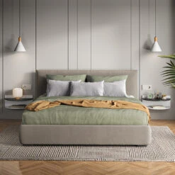 Nachttisch "Axel" Weiß/Schwarz 58.5 X 24 Cm 2er Set Vicco -Vicco 20234612 m5729 04 ol