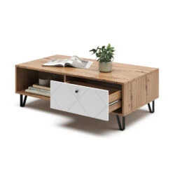 Couchtisch "Nizza" Artisan-Eiche/Weiß 110 X 37 Cm Vicco 16 Couchtisch "Nizza" Artisan-Eiche/Weiß 110 X 37 Cm Vicco -Vicco 20234713 m5640 07 ol