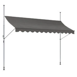 Klemmmarkise Anthrazit 350 Cm OK-Living