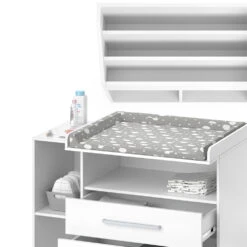 Kinderzimmer-Set "Oskar" Weiß 2 Teile, Mit Wickelkommode Und Bücherregal Vicco 13 Kinderzimmer-Set "Oskar" Weiß 2 Teile, Mit Wickelkommode Und Bücherregal Vicco -Vicco 20240119 m6439 06 ol