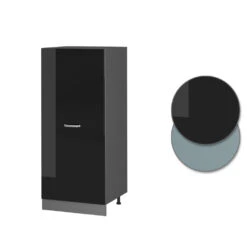 Vicco Hochschrank "R-Line", Schwarz Hochglanz/Anthrazit, 60 Cm -Vicco 20240119 mm280 voll sol ant shgl 09 ol