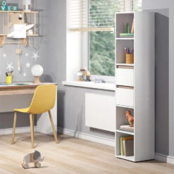 Bücherregal "Robert" Weiß 36 X 171 Cm Vicco -Vicco 20240122 m1582 04 ol