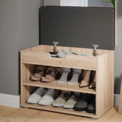 Schuhbank "Rolfe" Sonoma 60 X 45 Cm Vicco -Vicco 20240122 m322 05 ol