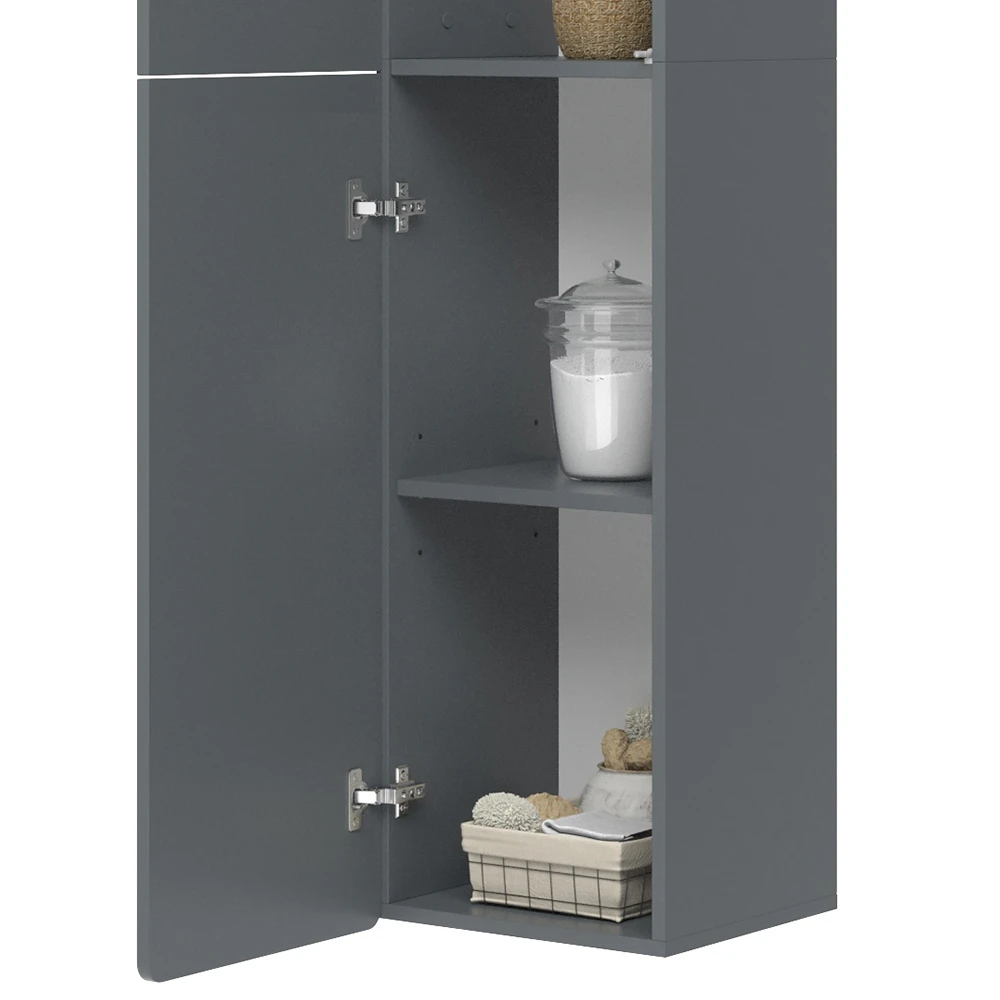 Badschrank "Izan" Grau 36.6 X 171.6 Cm Vicco 8 Badschrank "Izan" Grau 36.6 X 171.6 Cm Vicco – Bild 6